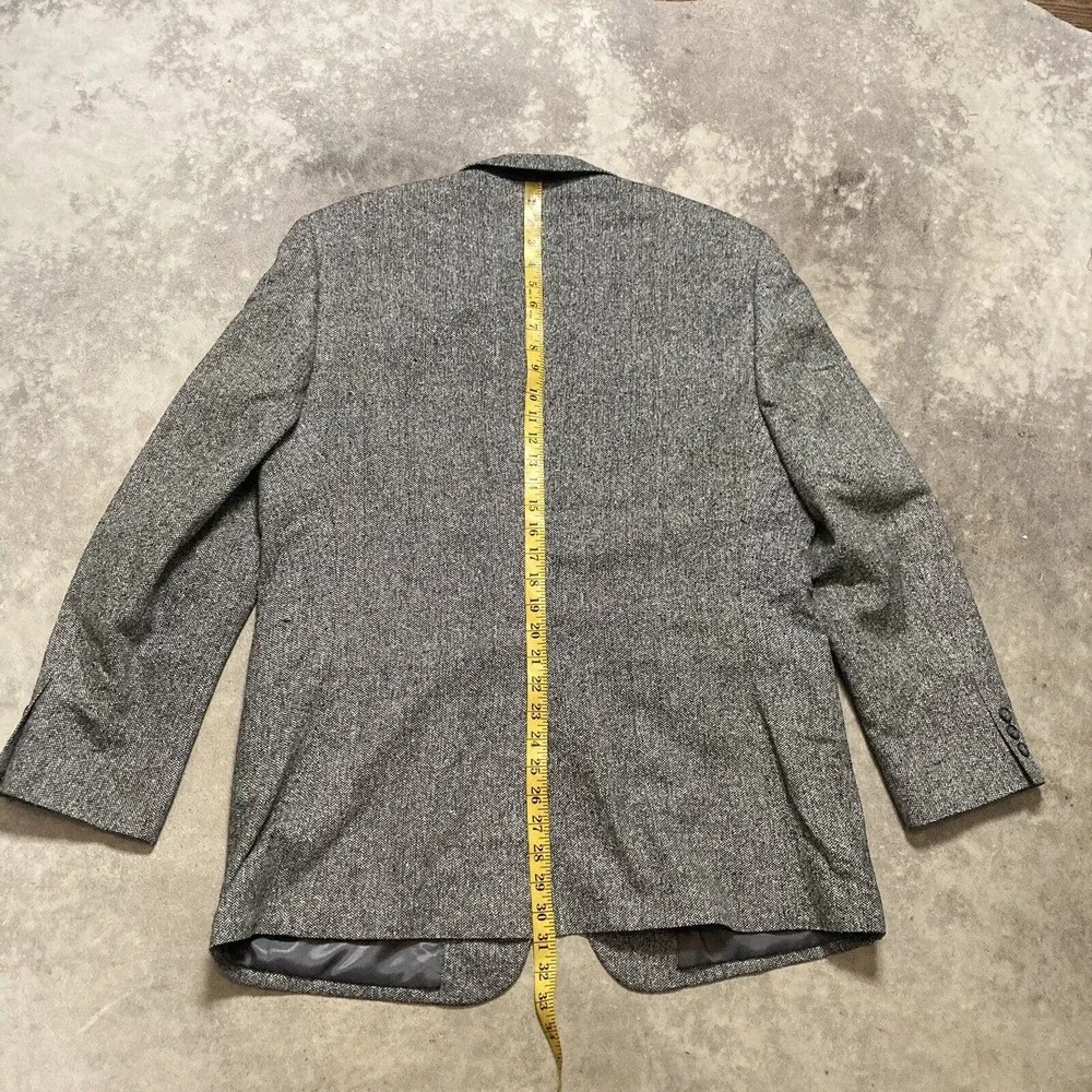 Bert Pulitzer Blazer Mens Sz 42R‎ Silk Sports Coat Single Breasted Gray Lined